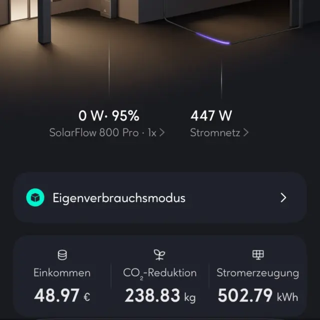 Erst seit ein paar Wochen in Betrieb und schon fast 50€ eingespart. #meinsolarsommer mit dem @zendure.de System und bisher 2 verbauten 2000x Akkus, davon werd ich mir jetzt noch ein paar holen wobei ich jetzt schon fast immer durch die Nacht ohne Netzbezug komme 😍